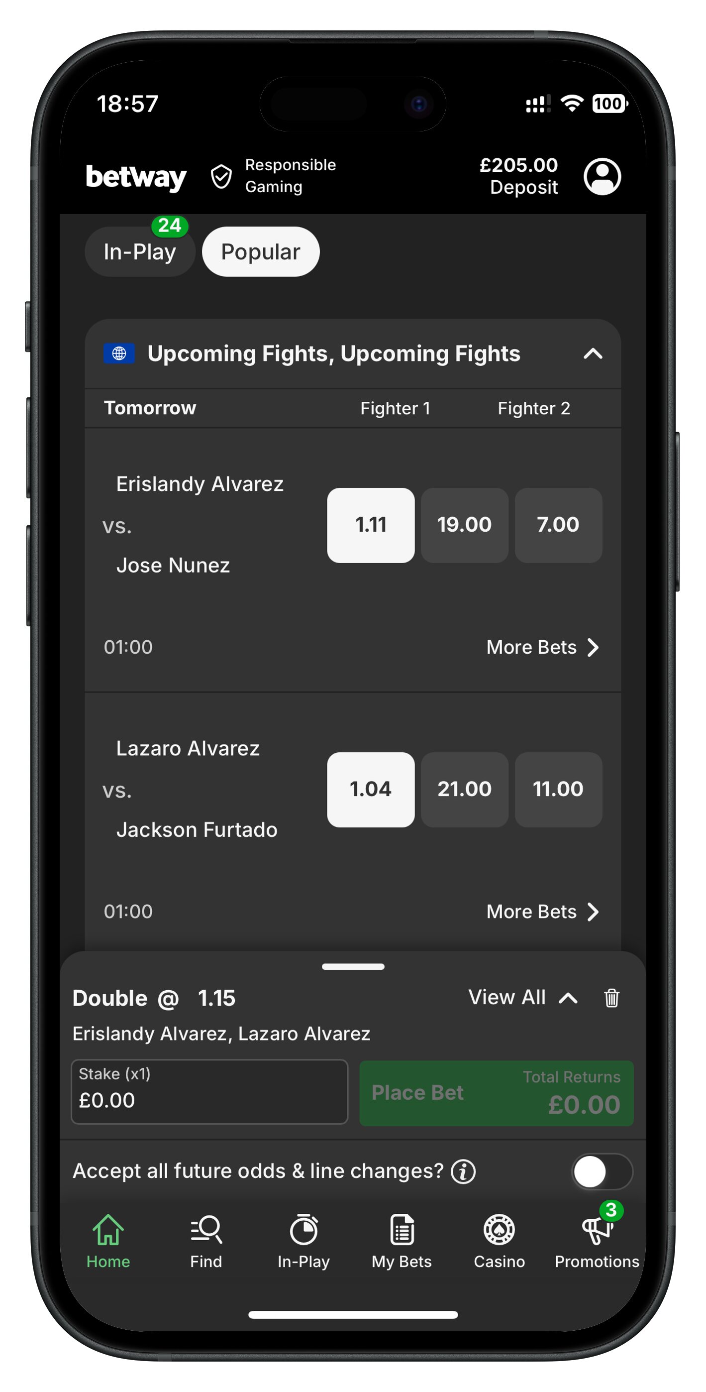 betway app multiple 0