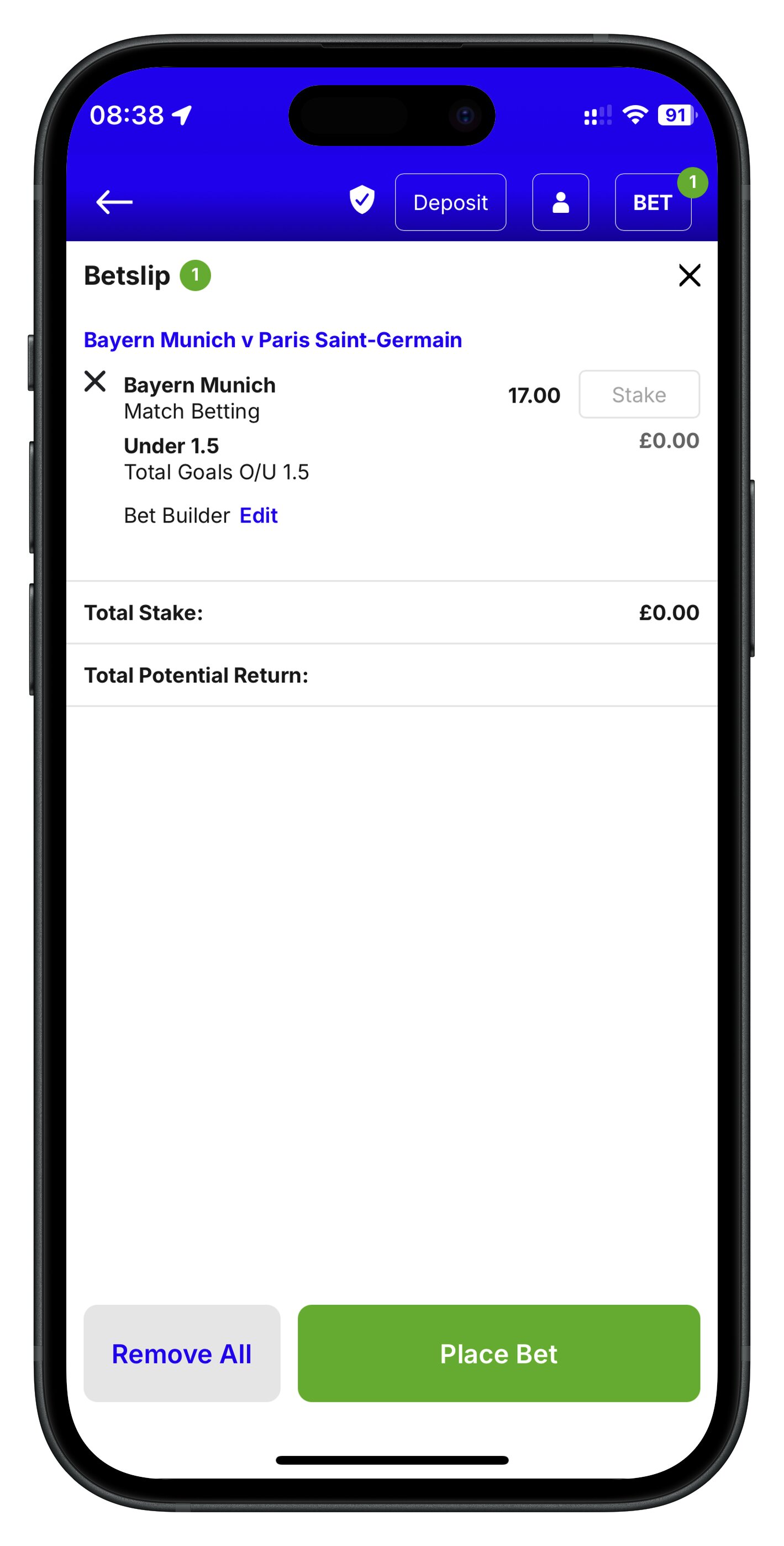 boylesports app bet builder betslip