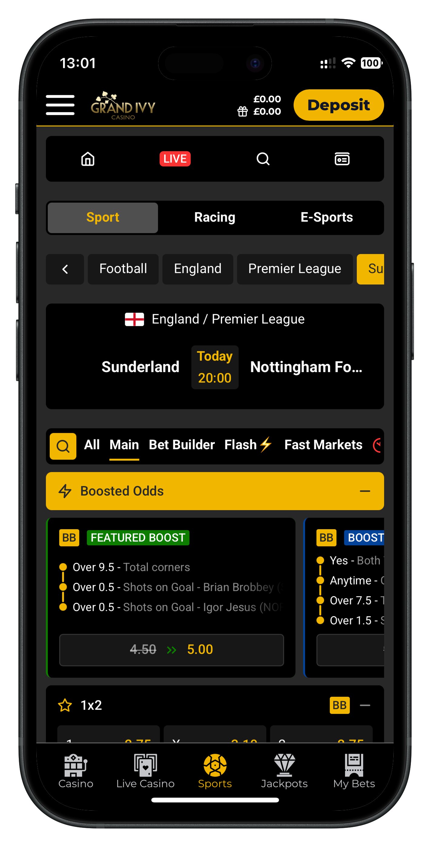 grandivy app match page