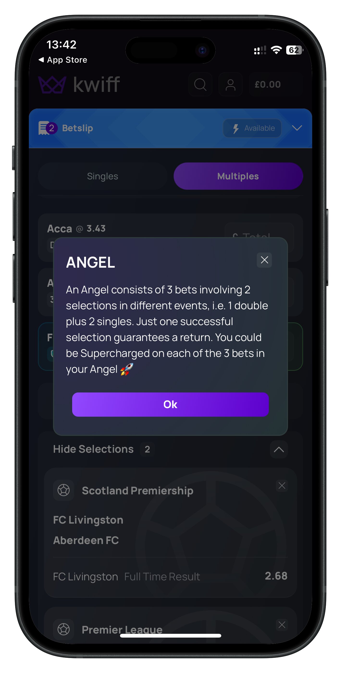 kwiff app acca angel definition