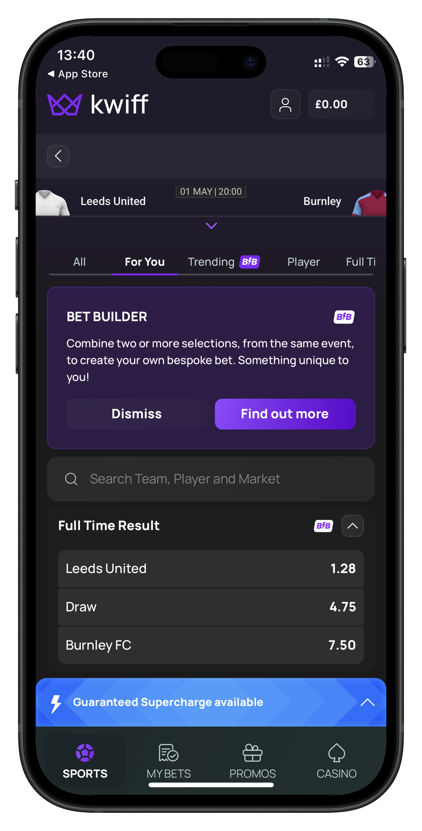 kwiff app bet builder info