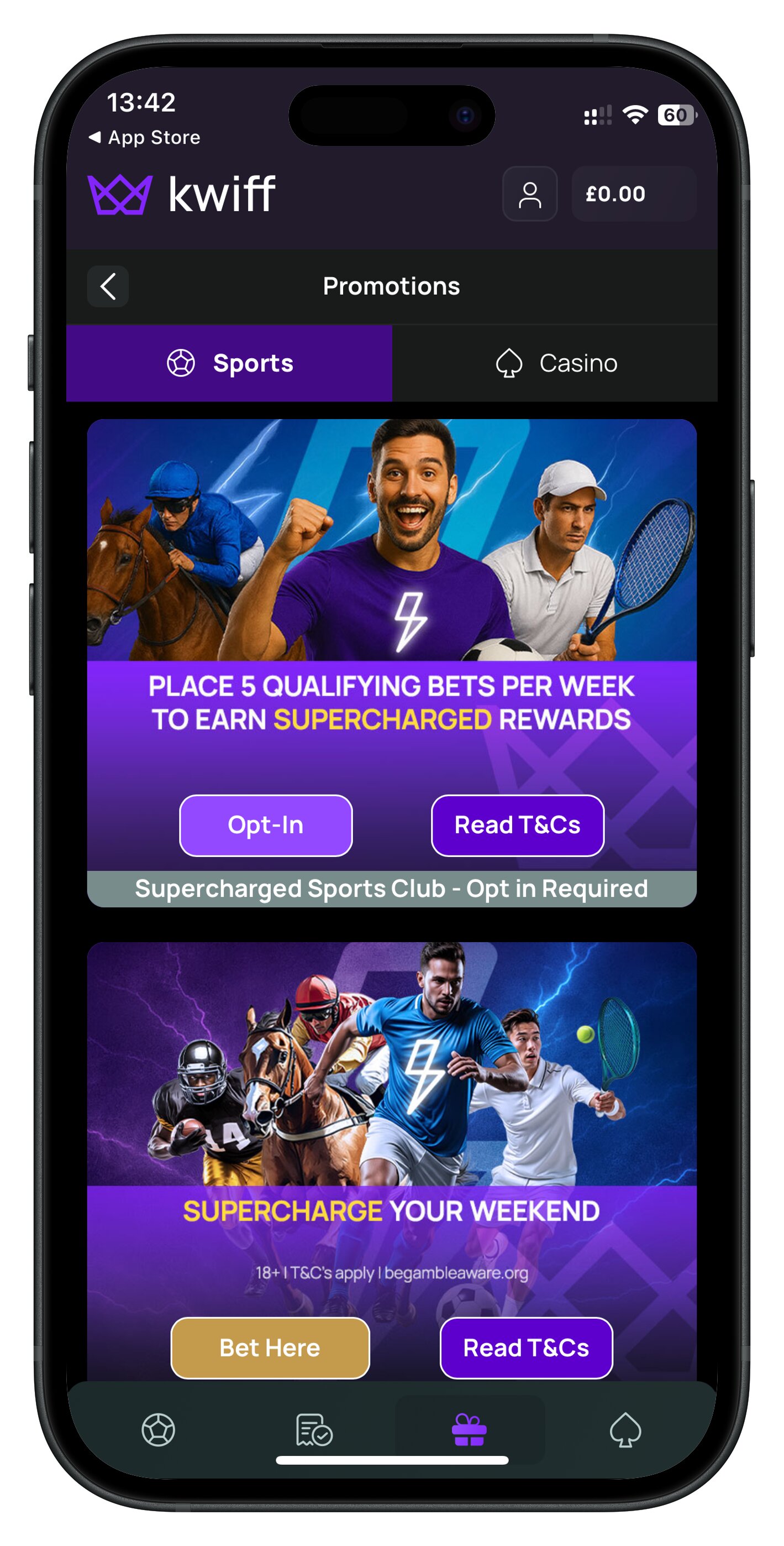 kwiff app promotions