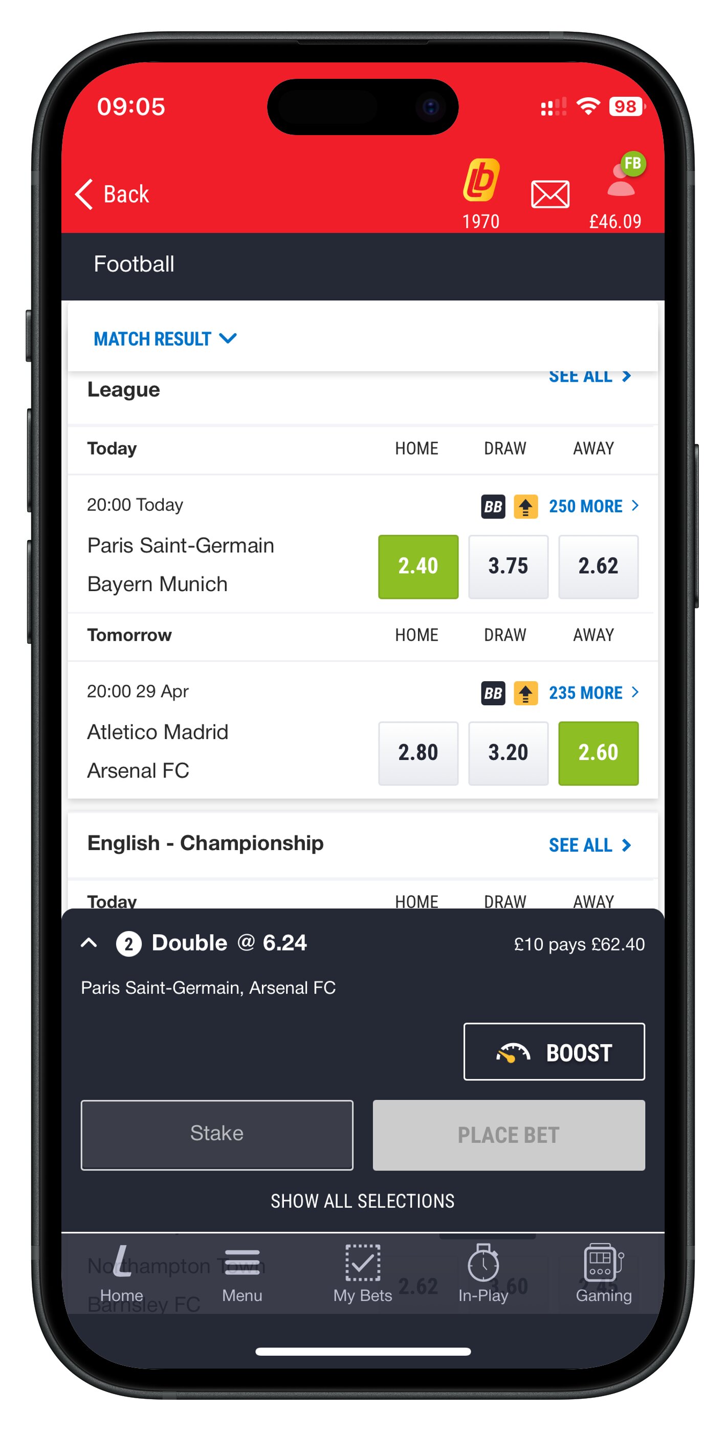 ladbrokes app multiple