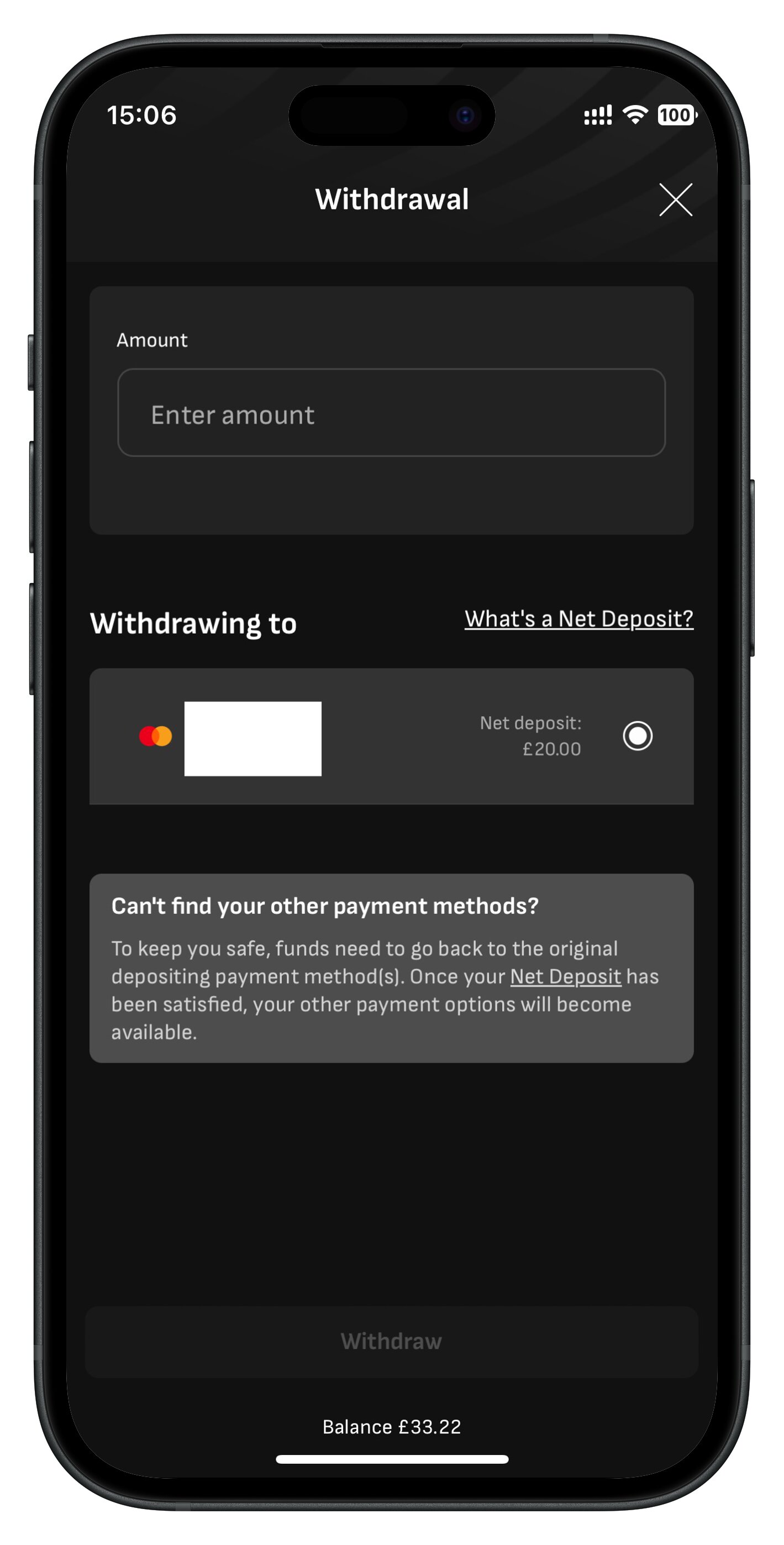 livescorebet app withdraw