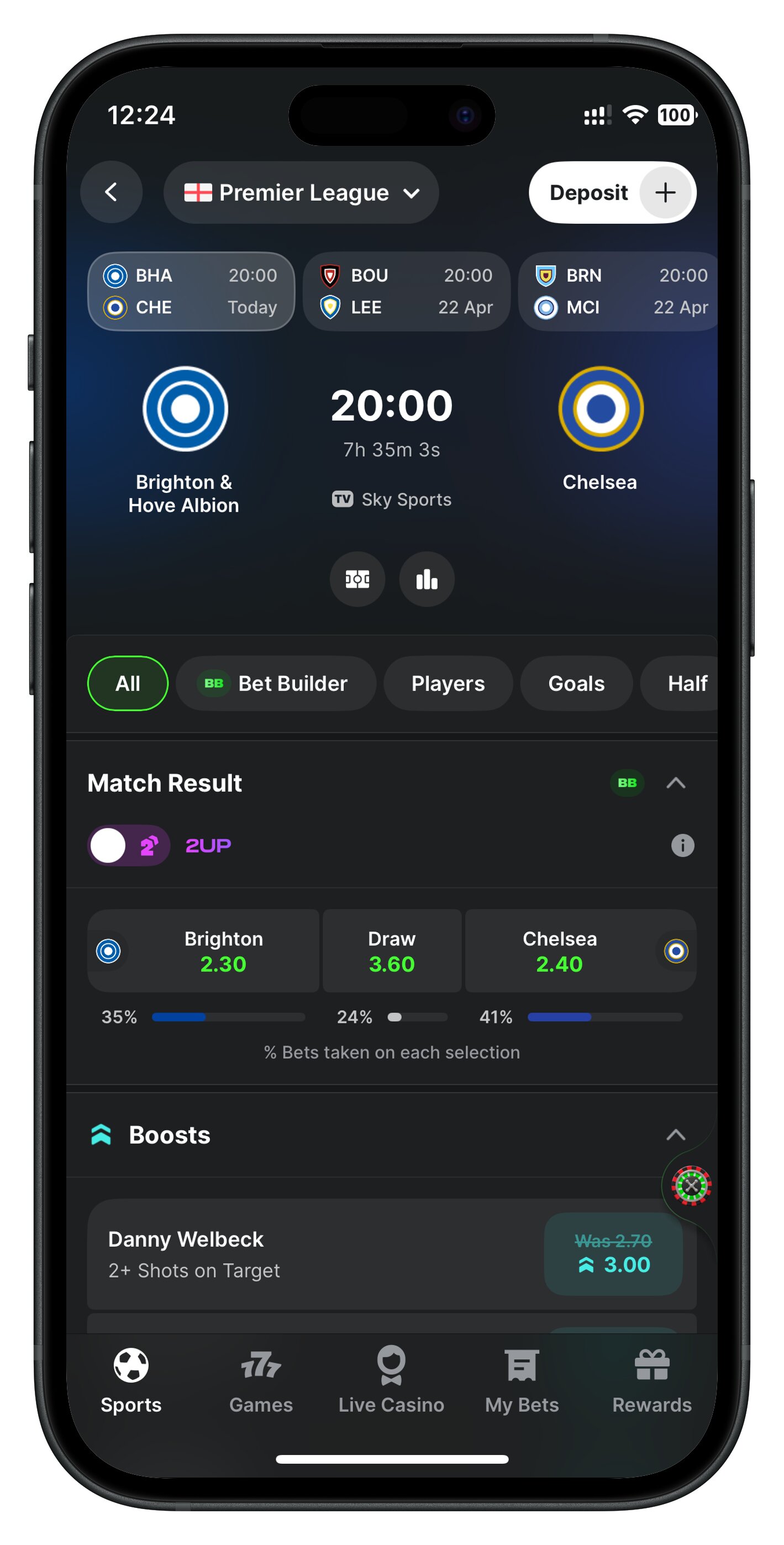 midnite app bet builder 1