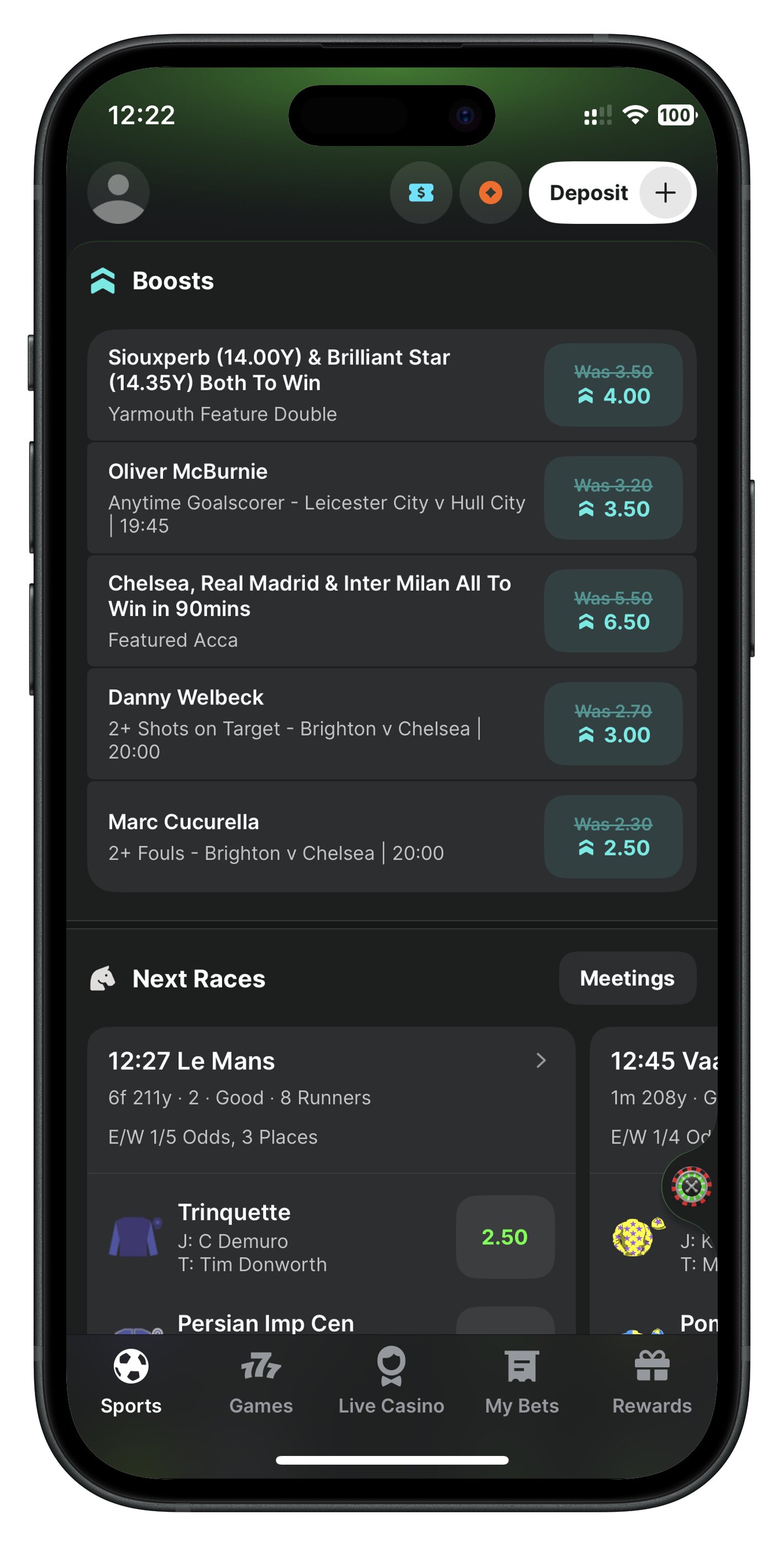 midnite app boosts