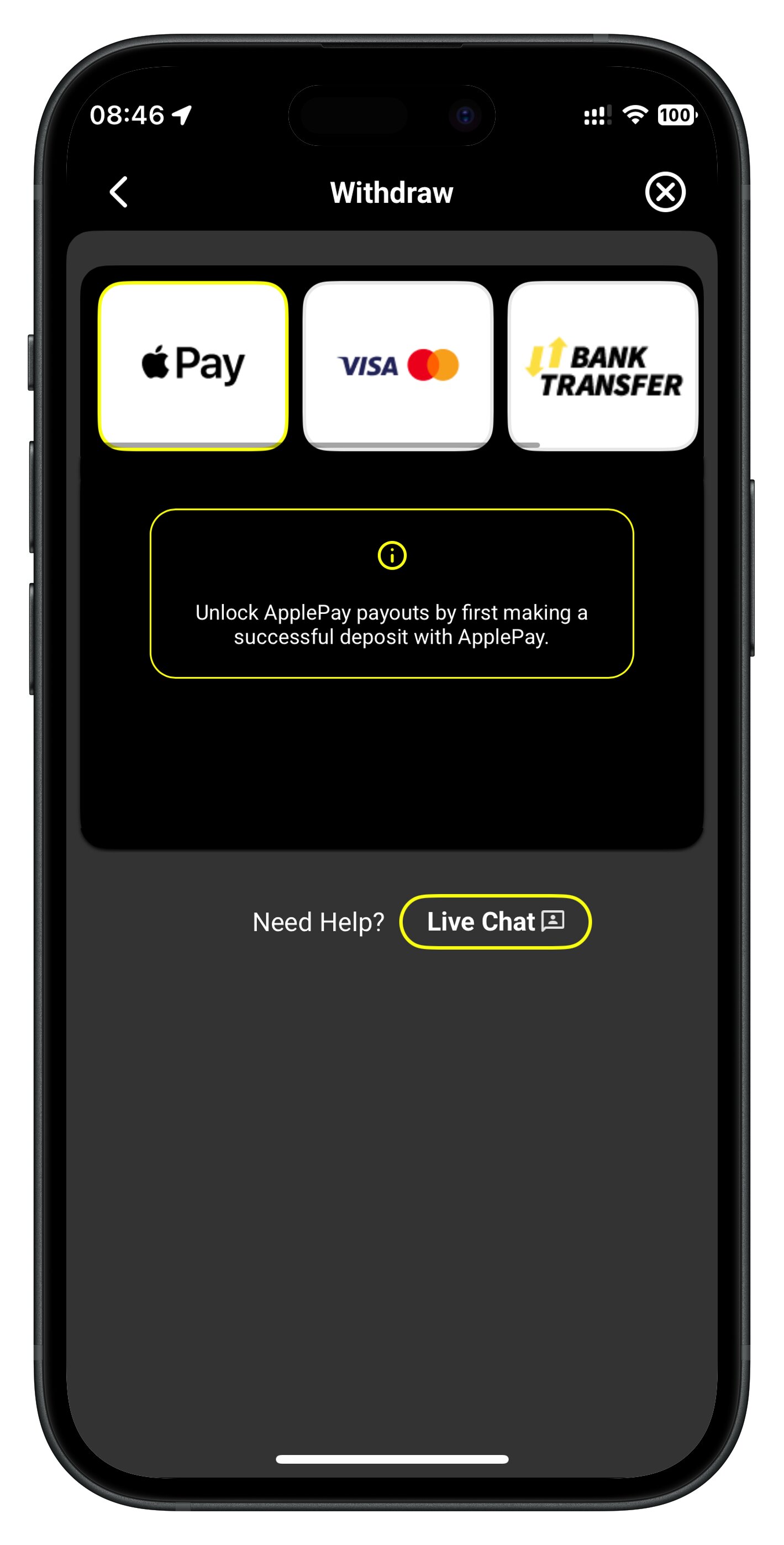 parimatch app withdraw