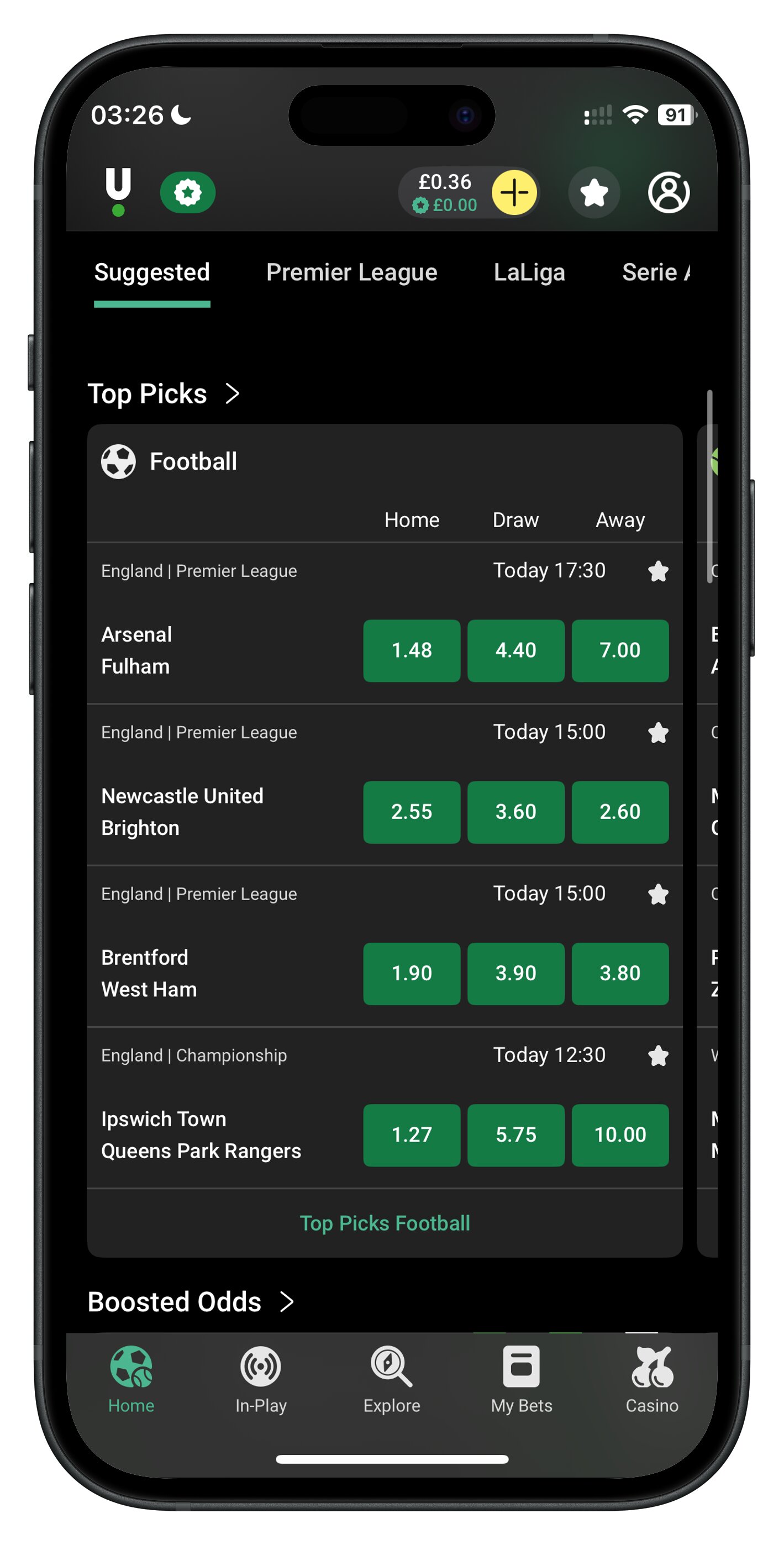 unibet app top picks