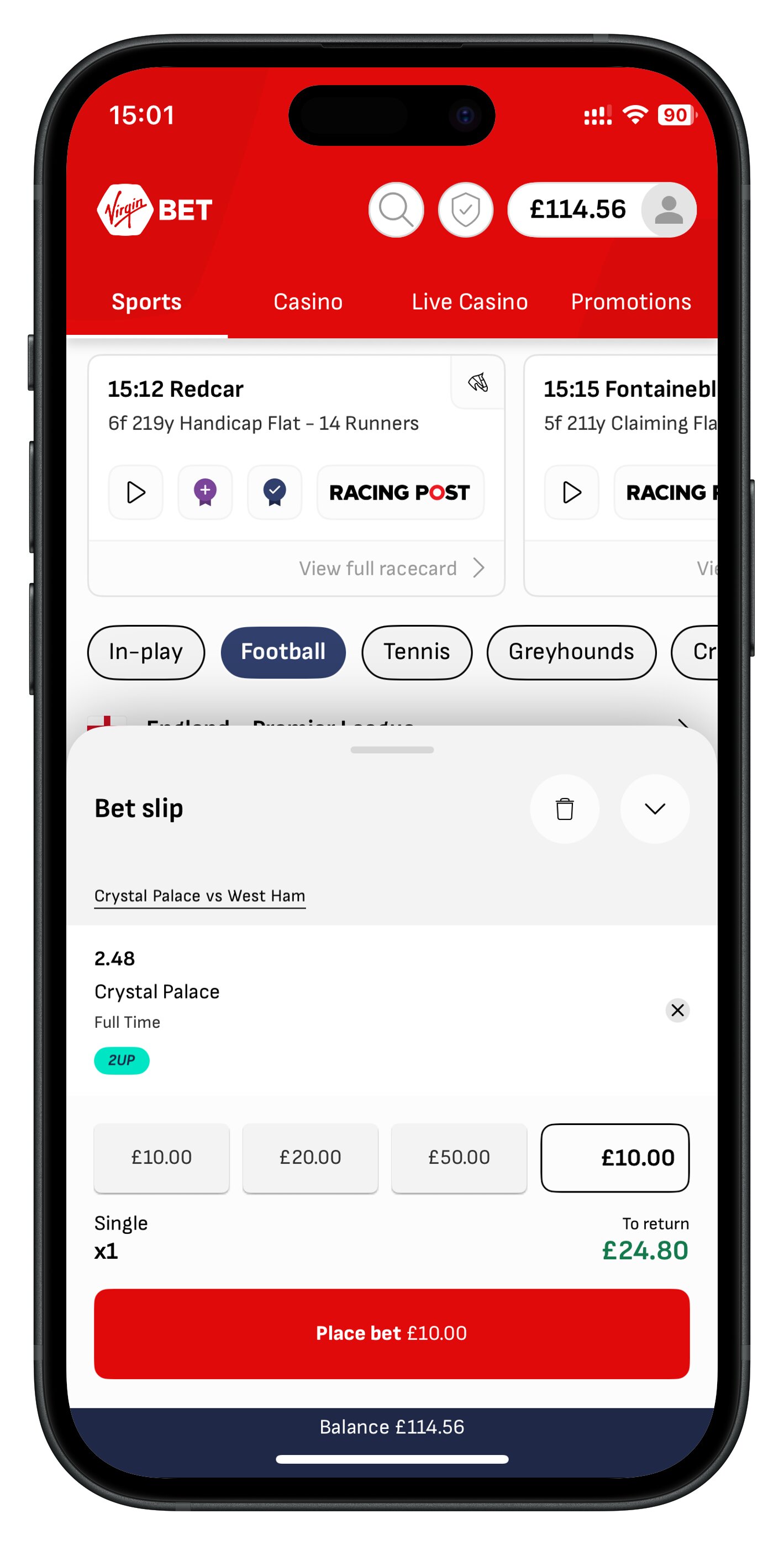 virginbet app bet