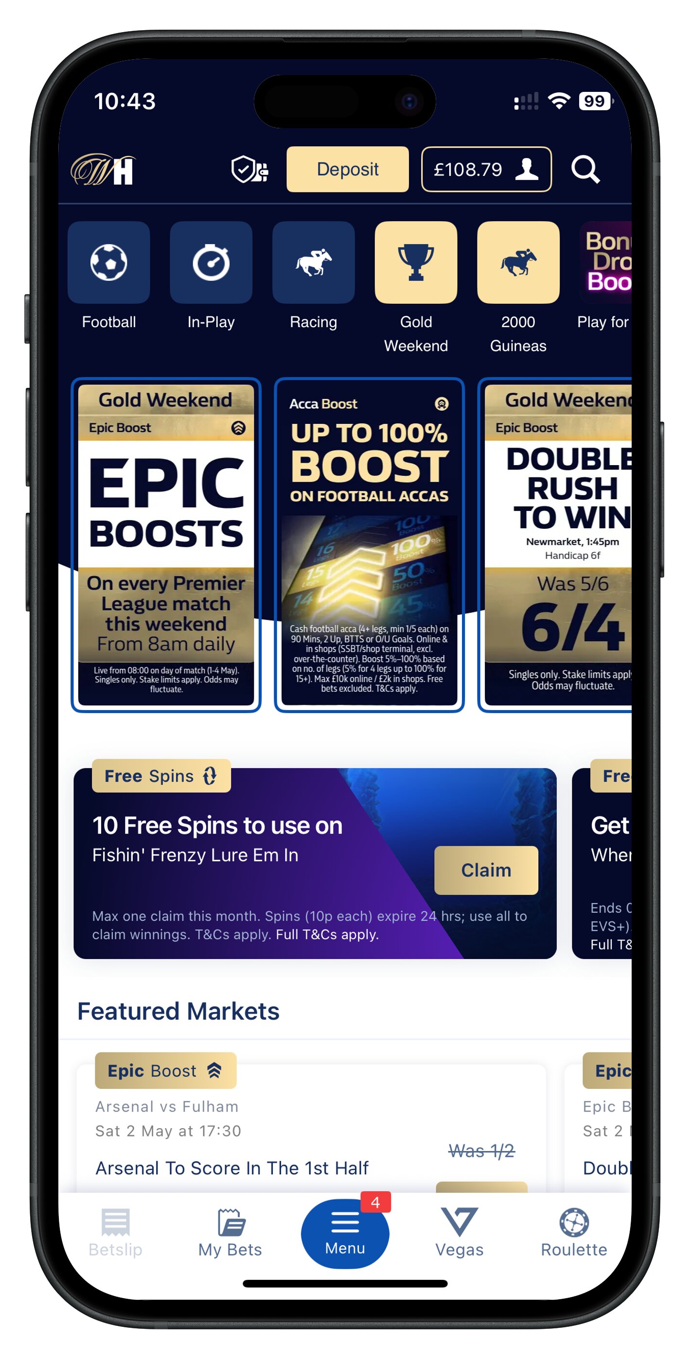 williamhill app homepage