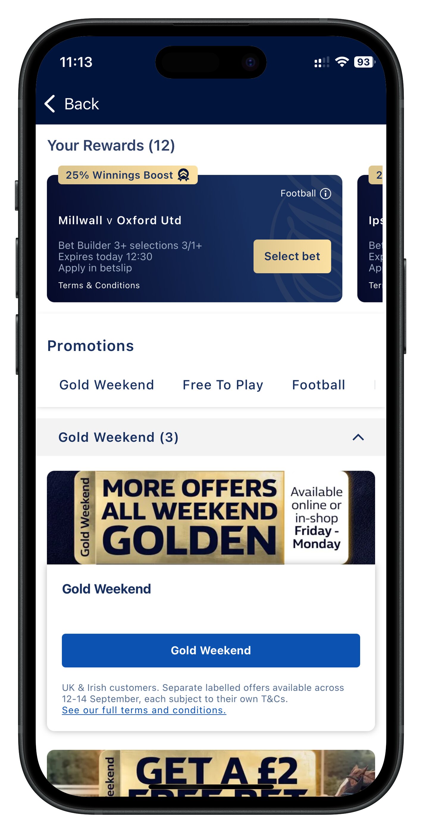 williamhill app promotions page